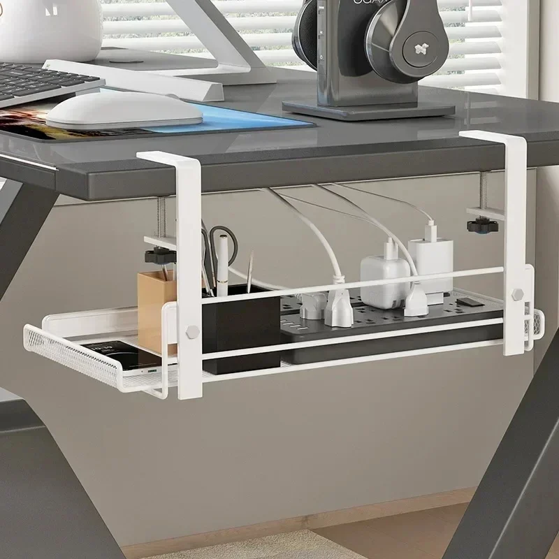 Under-Desk Cable Management Tray