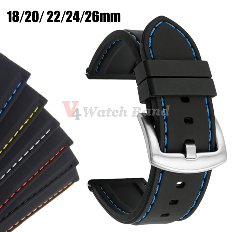 Silicone Smart Watch Band