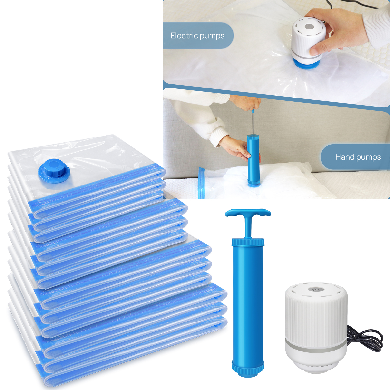 Space Saver Vacuum Storage Bags — 12 Pack